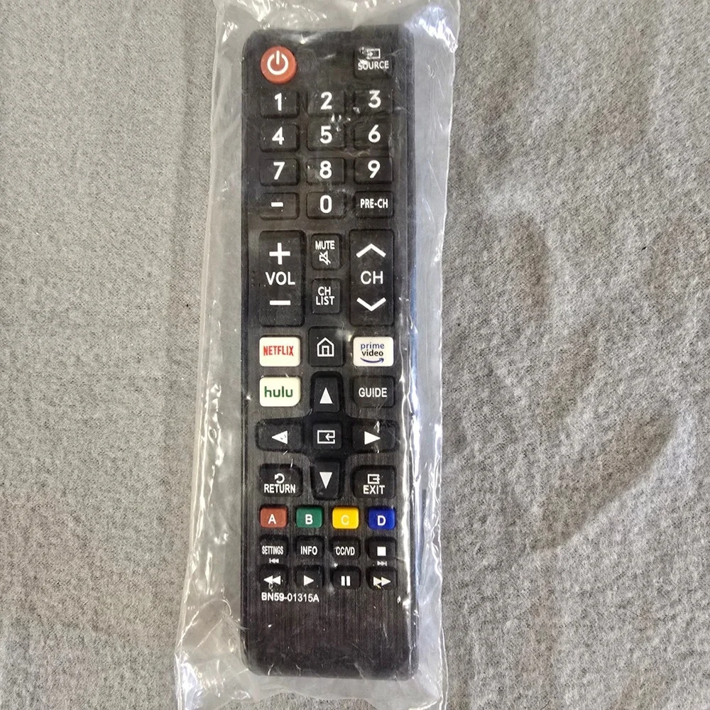 Samsung BN59-01315A Smart TV Remote Control Netflix Prime Video Hulu Replacement